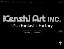 Tablet Screenshot of kenshiart.com